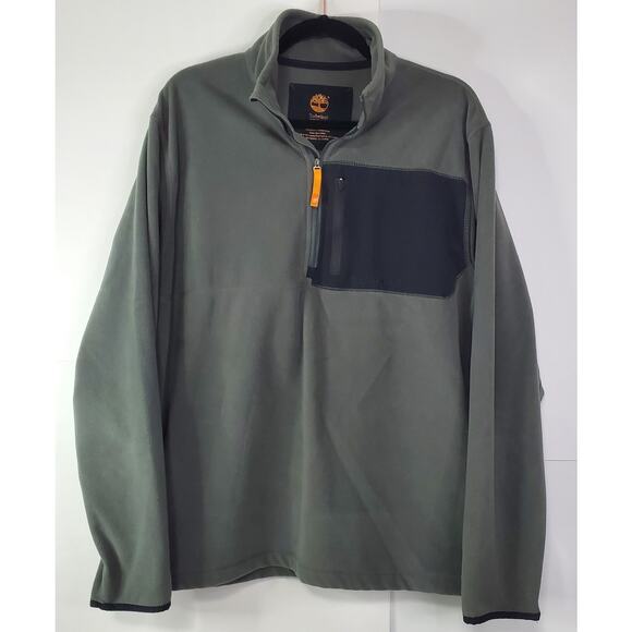 Timberland Other - Timberland Men's Large Pullover 1/4 zip Long Sleeve Fleece Utility Pocket